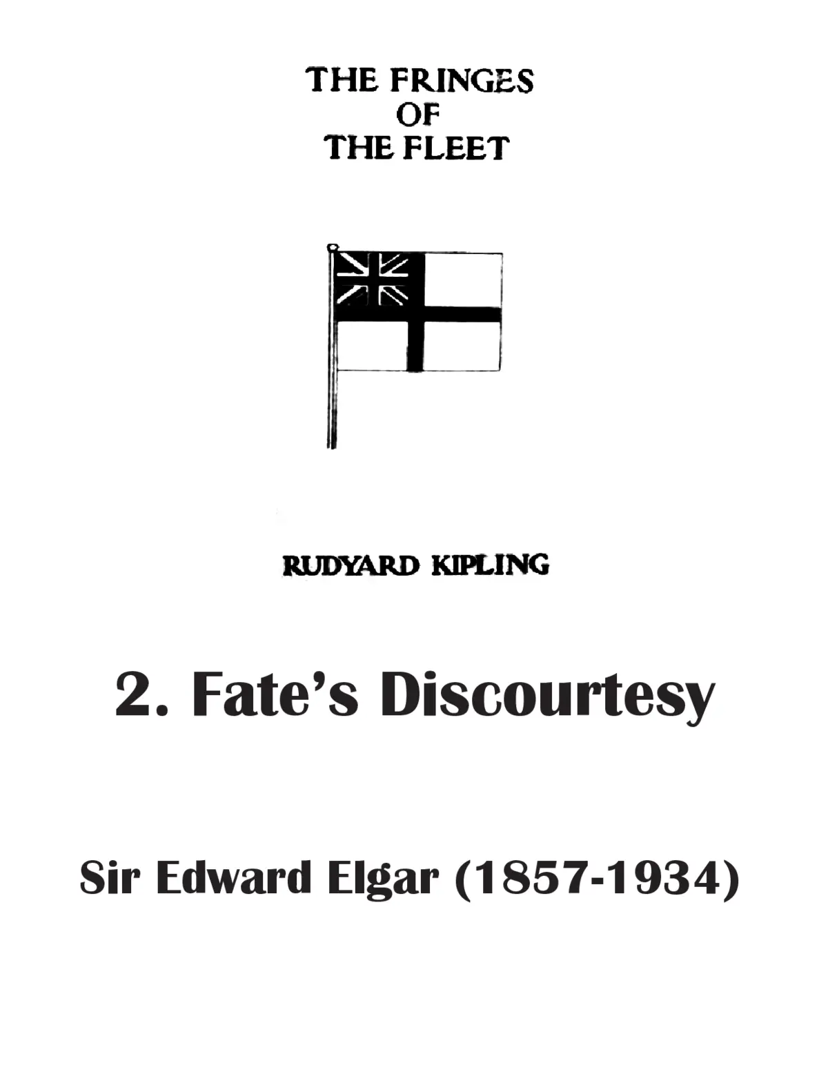 Fate's Discourtesy - Page 1