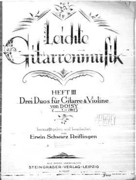 3 Duos für Gitarre und Violine