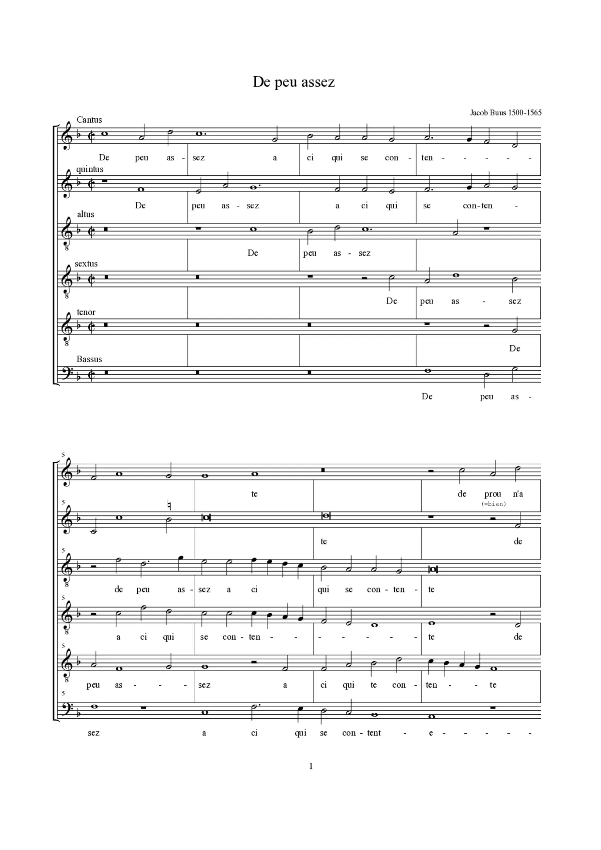 De peu assez - Page 1
