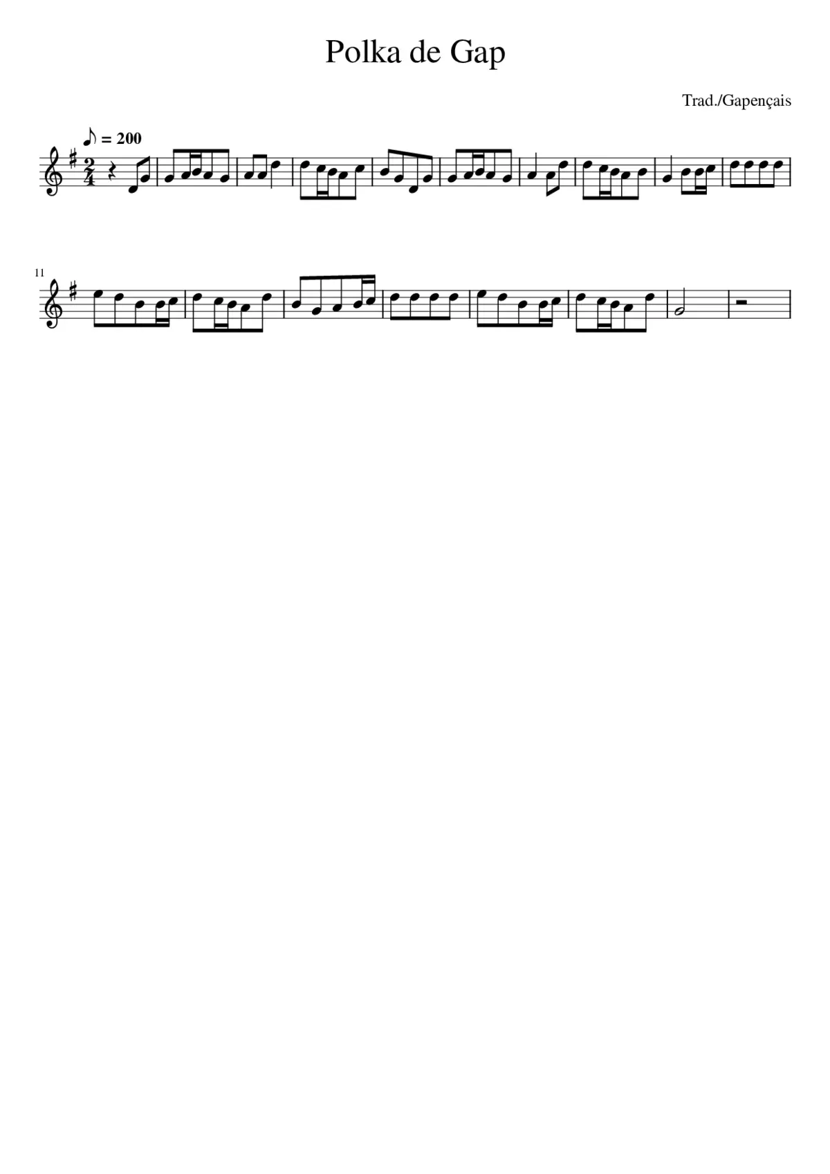 Polka de Gap - Page 1