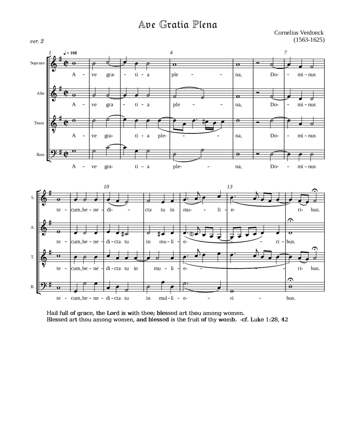 Ave gratia plena - Page 1