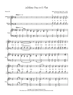 Jubilate Deo in E Flat