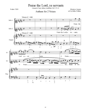 Praise the Lord, ye servants