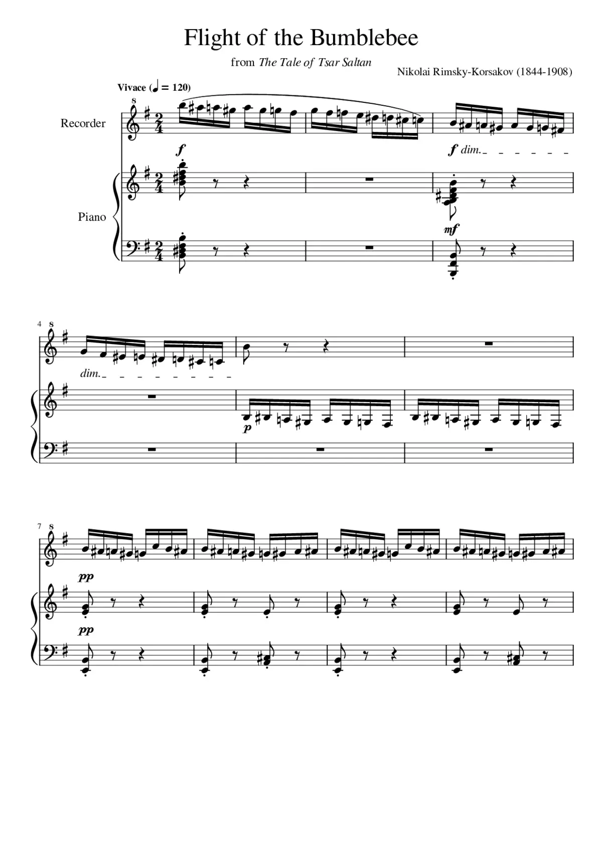 Scheherazade Op.35 - Page 1