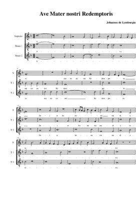 Ave Mater nostri Redemptoris