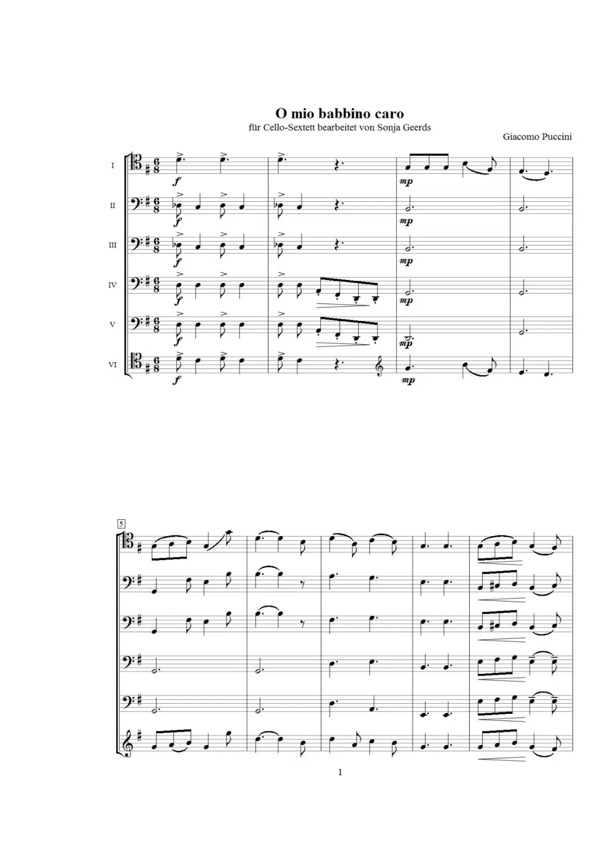 Gianni Schicchi - Page 1