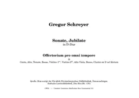 Sonate, Jubilate
