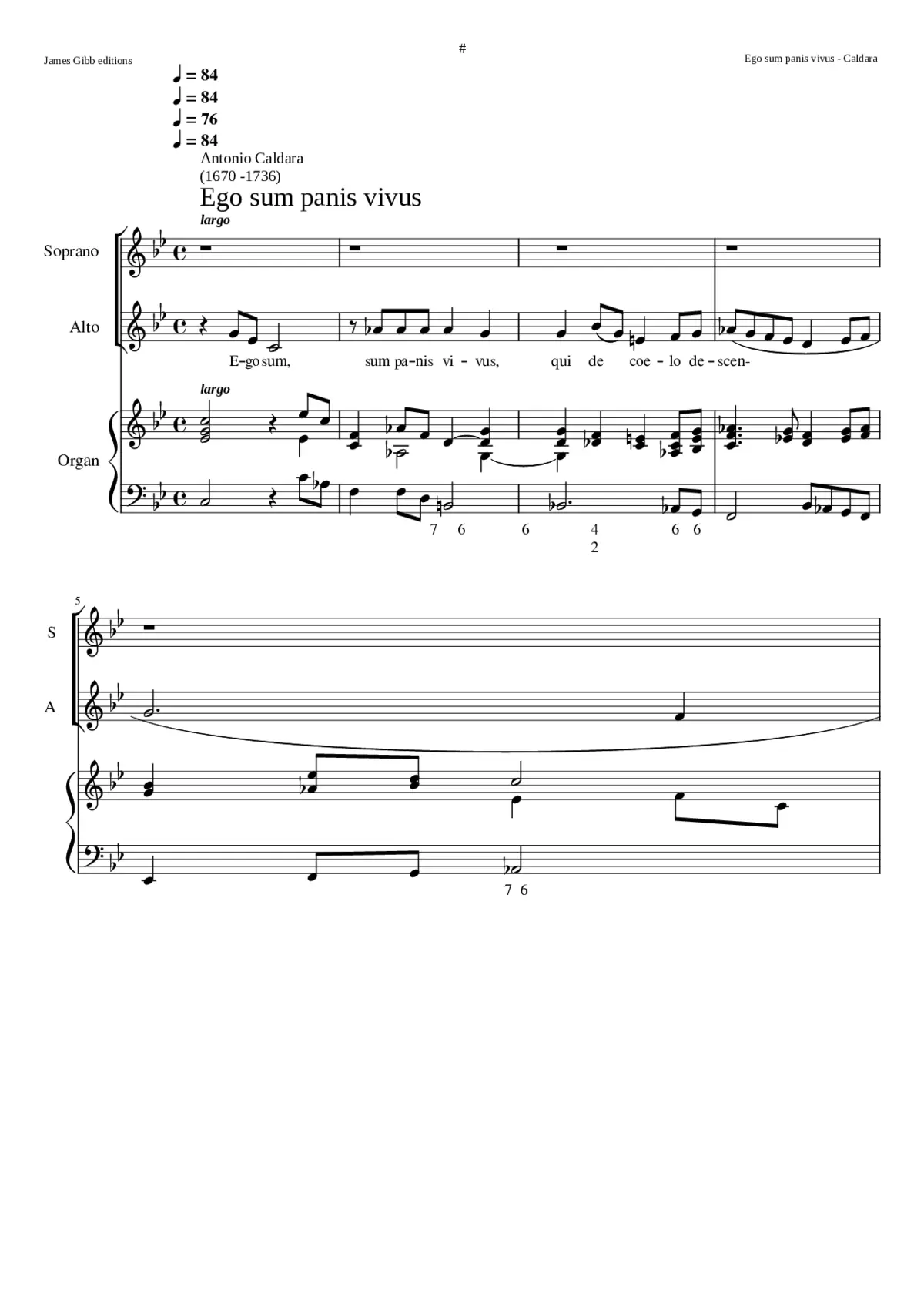 Ego sum panis vivus - Page 1