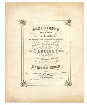 3 Lieder von Goethe