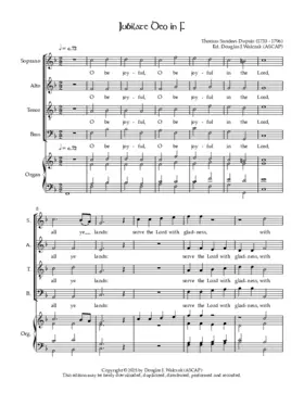 Jubilate Deo in F