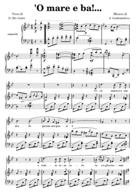 'O mare e ba