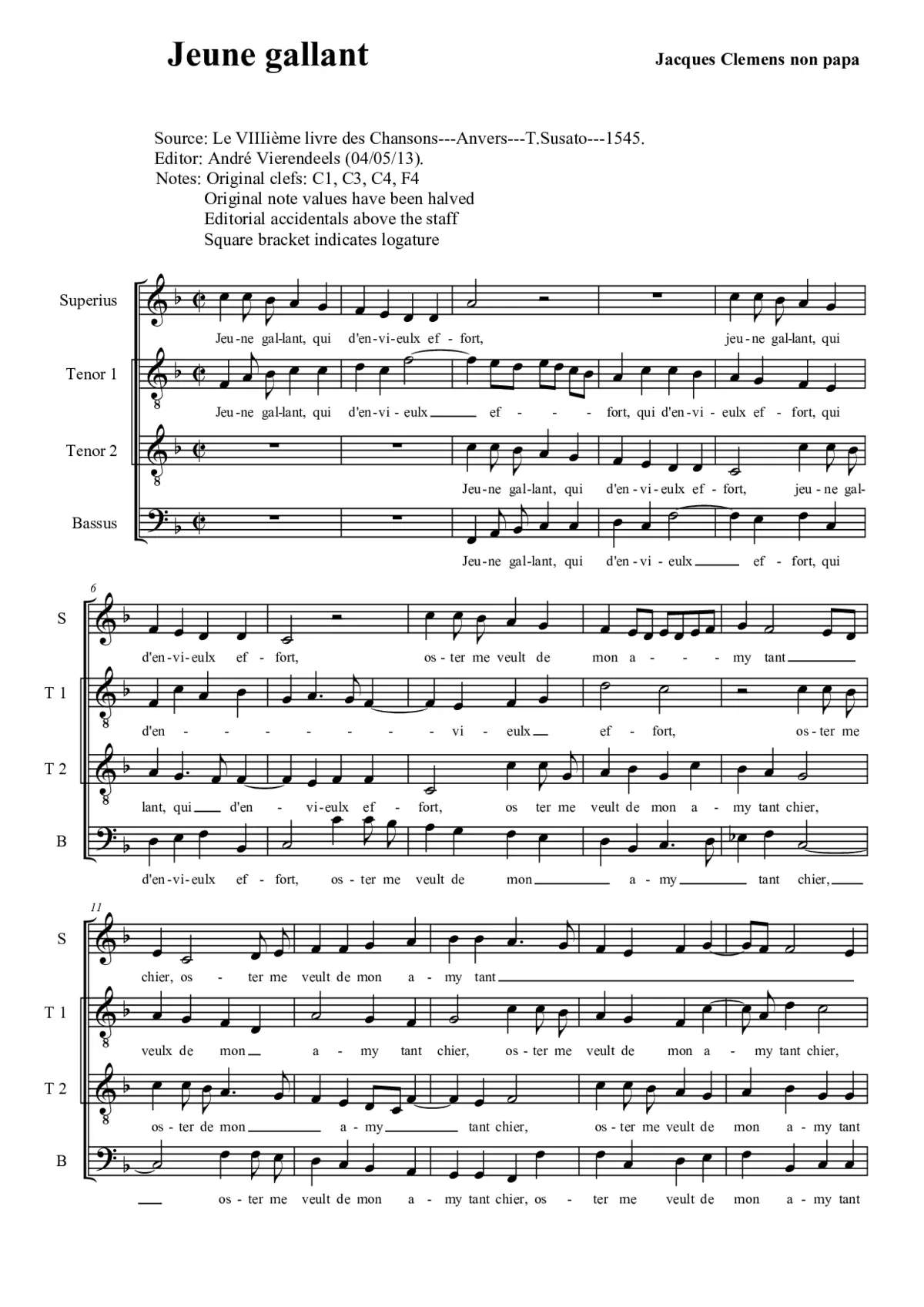 Jeune gallant - Page 1