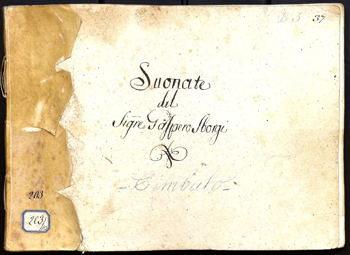 17 Pieces for Harpsichord, RicP 203c - Page 1