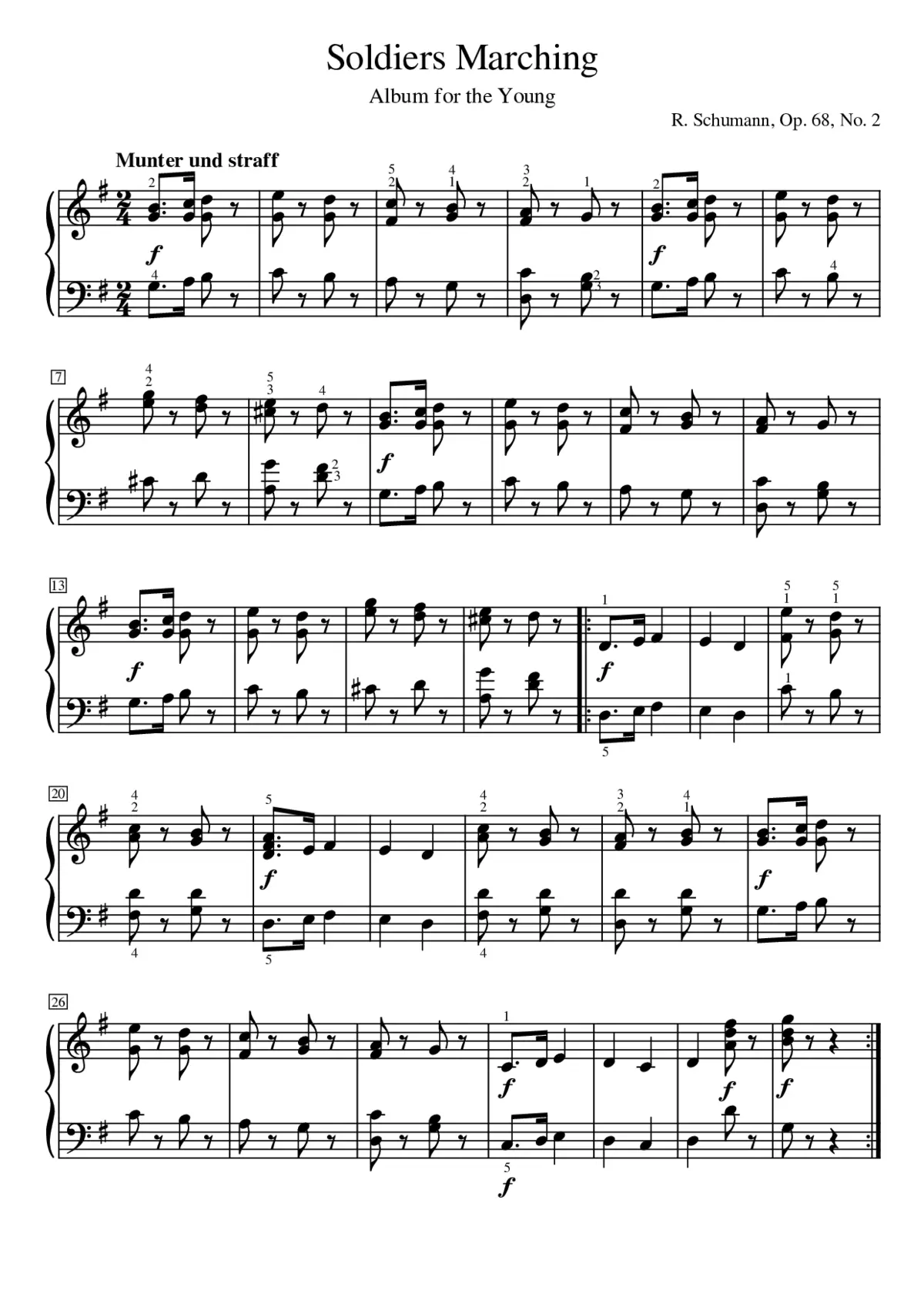 Album für die Jugend Op.68 - Page 1