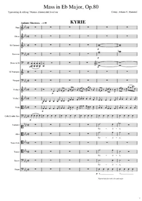 Mass in E-flat major