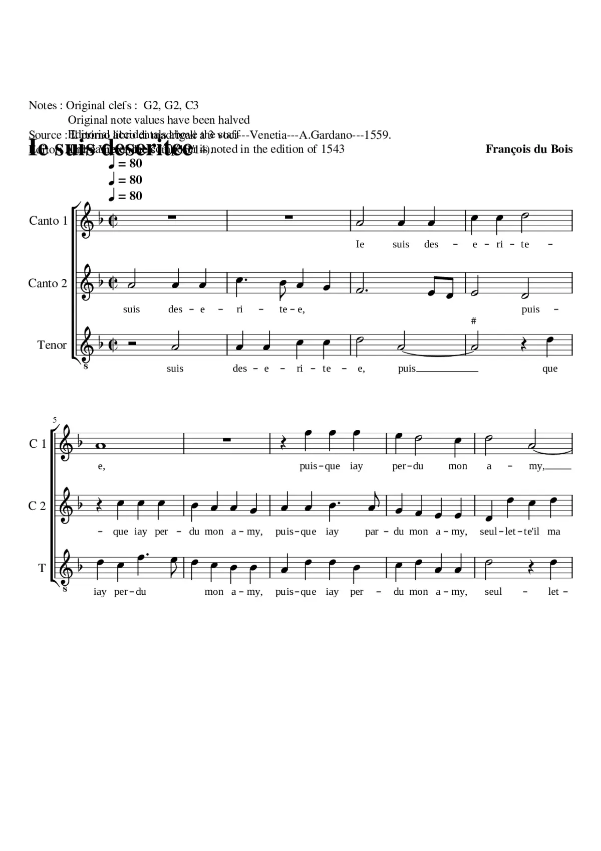 Je suis deseritee - Page 1