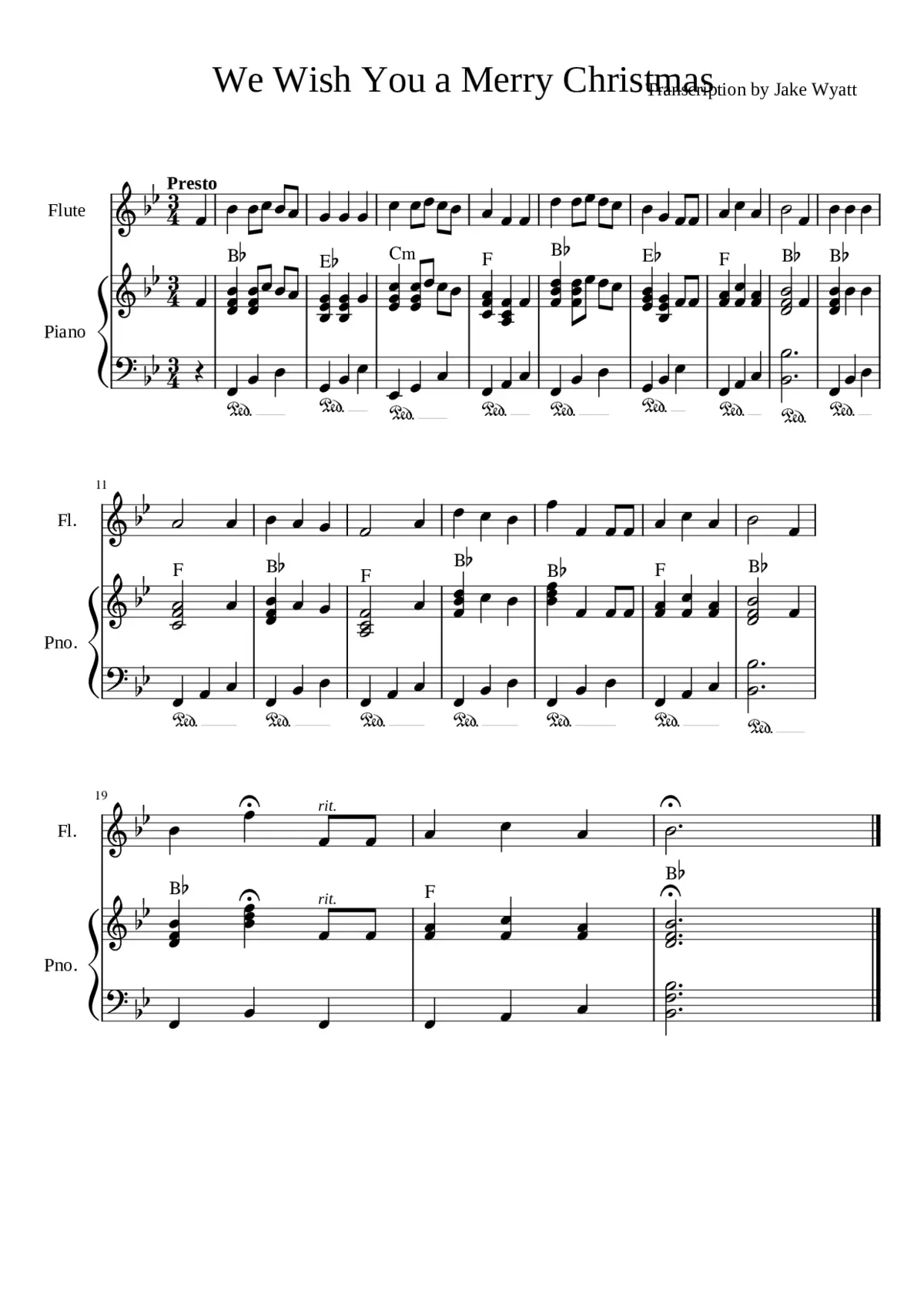 we wish you a merry christmas - Page 1