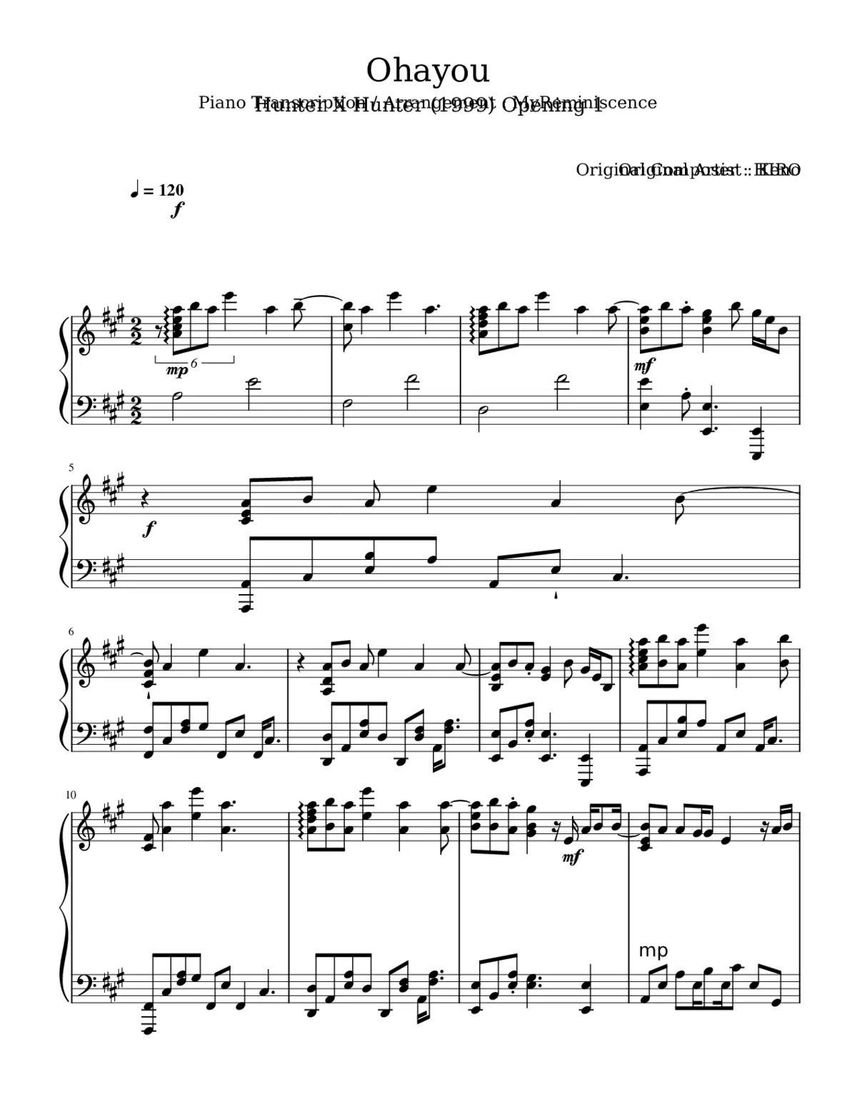 hunter x hunter - departure - Page 1