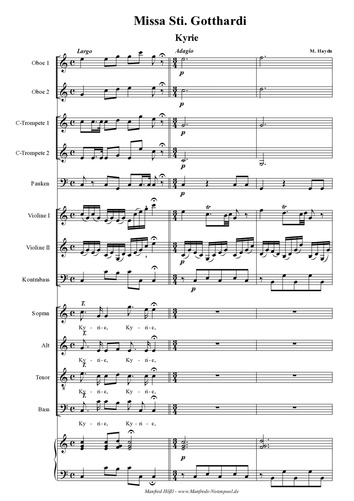 Missa Sti. Gotthardi - Page 1
