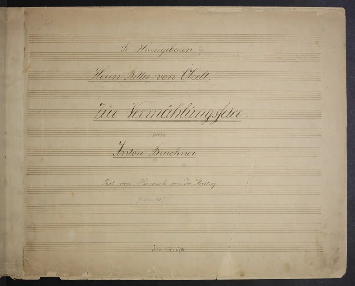 Zur Vermählungsfeier - Page 1