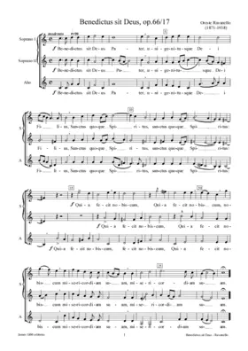 Benedictus sit Deus, op. 66/17
