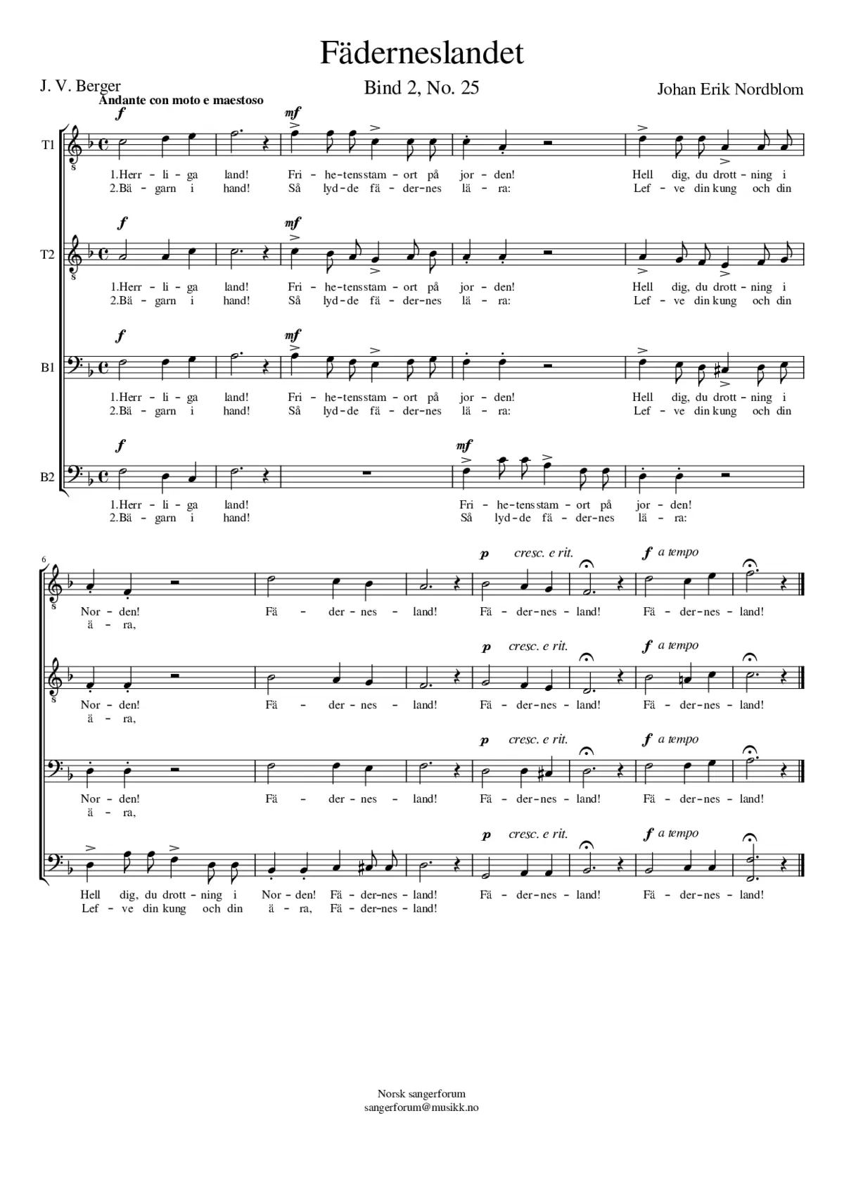 Fäderneslandet - Page 1