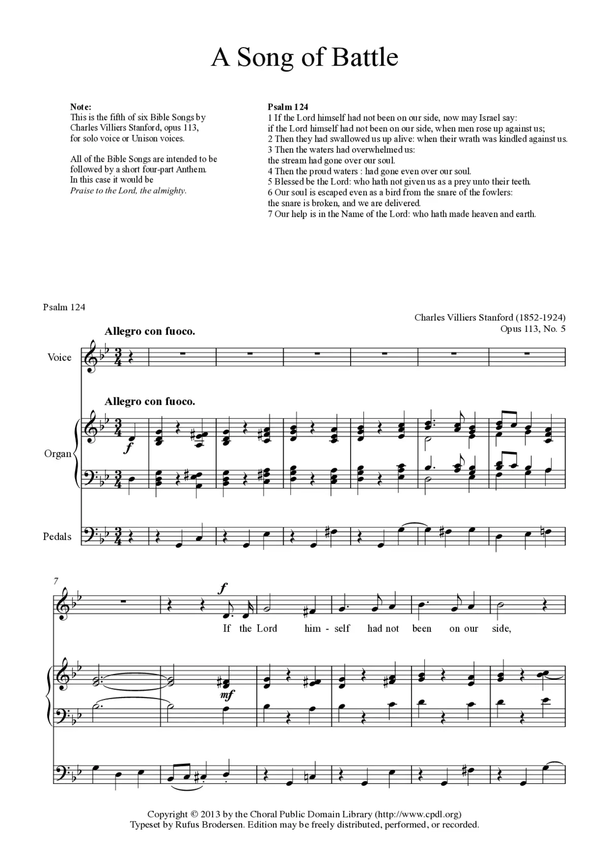 A song of battle - Page 1