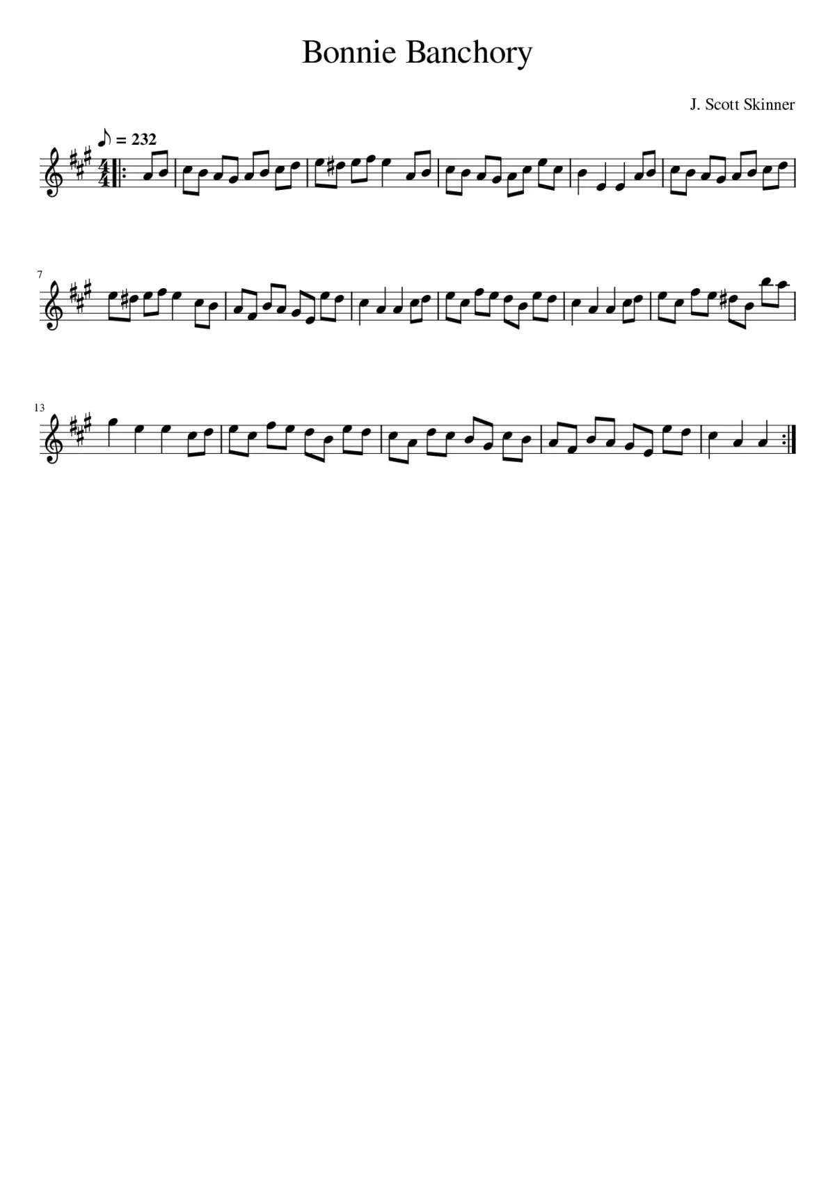 Bonnie Banchory - Page 1