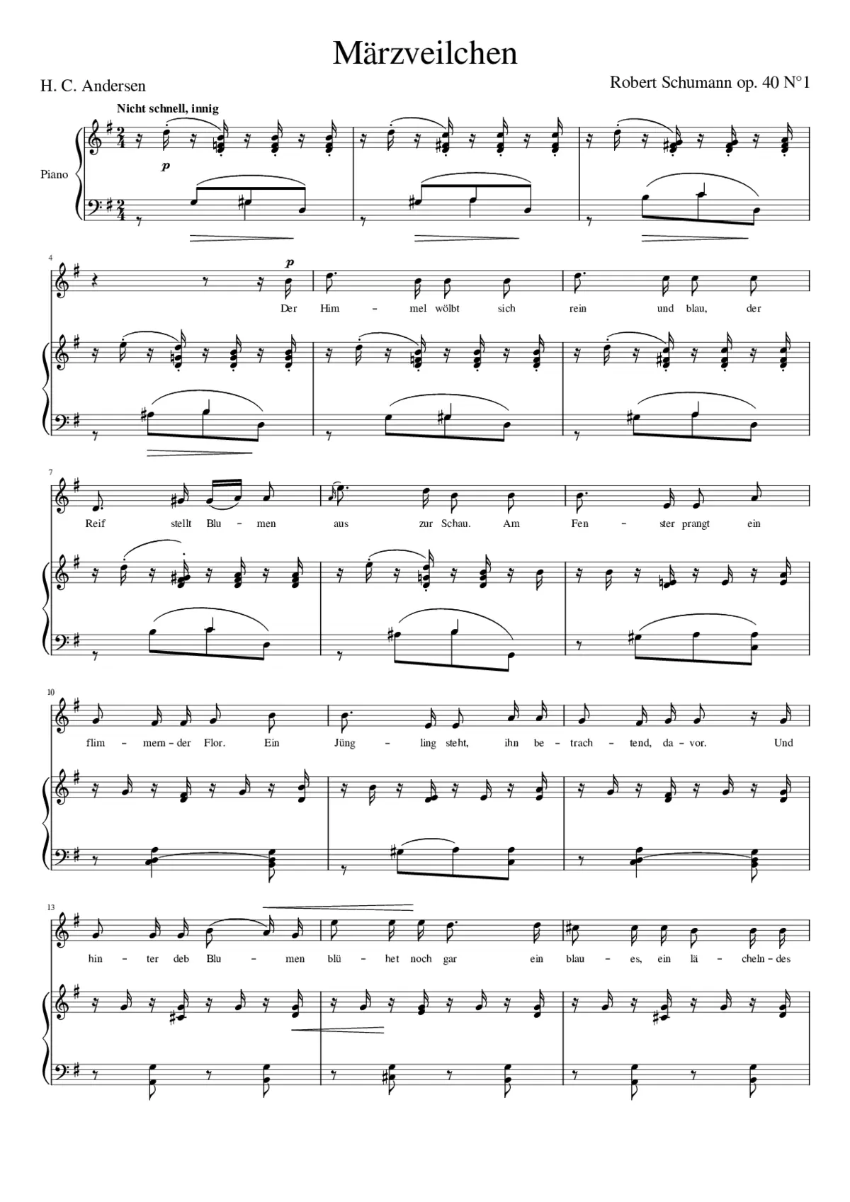 01 - Märzveilchen Schumann - Page 1