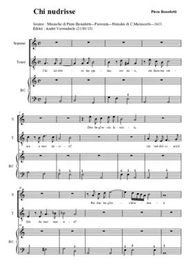 Chi nudrisse tua speme