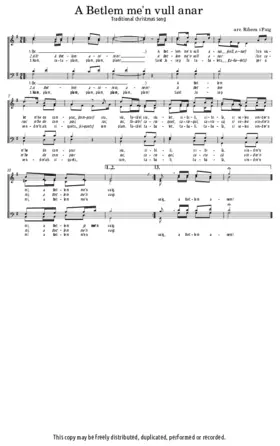 A Betlem me’n vull anar