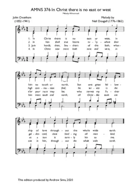 In Christ there is no east or west