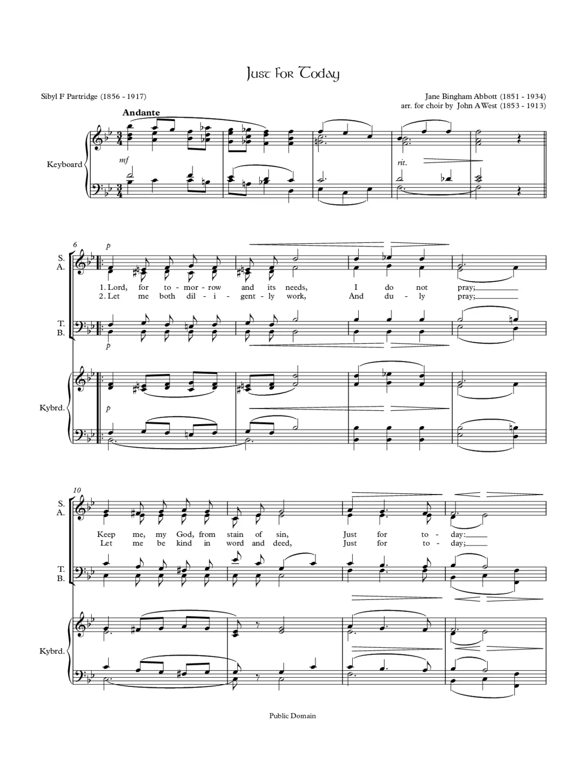 Just for today - Page 1