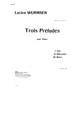 3 Préludes pour piano