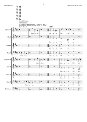 Cantate Domino SWV 463