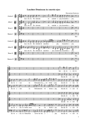 Laudate Dominum in sanctis ejus