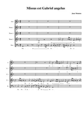 Missus est Gabriel angelus