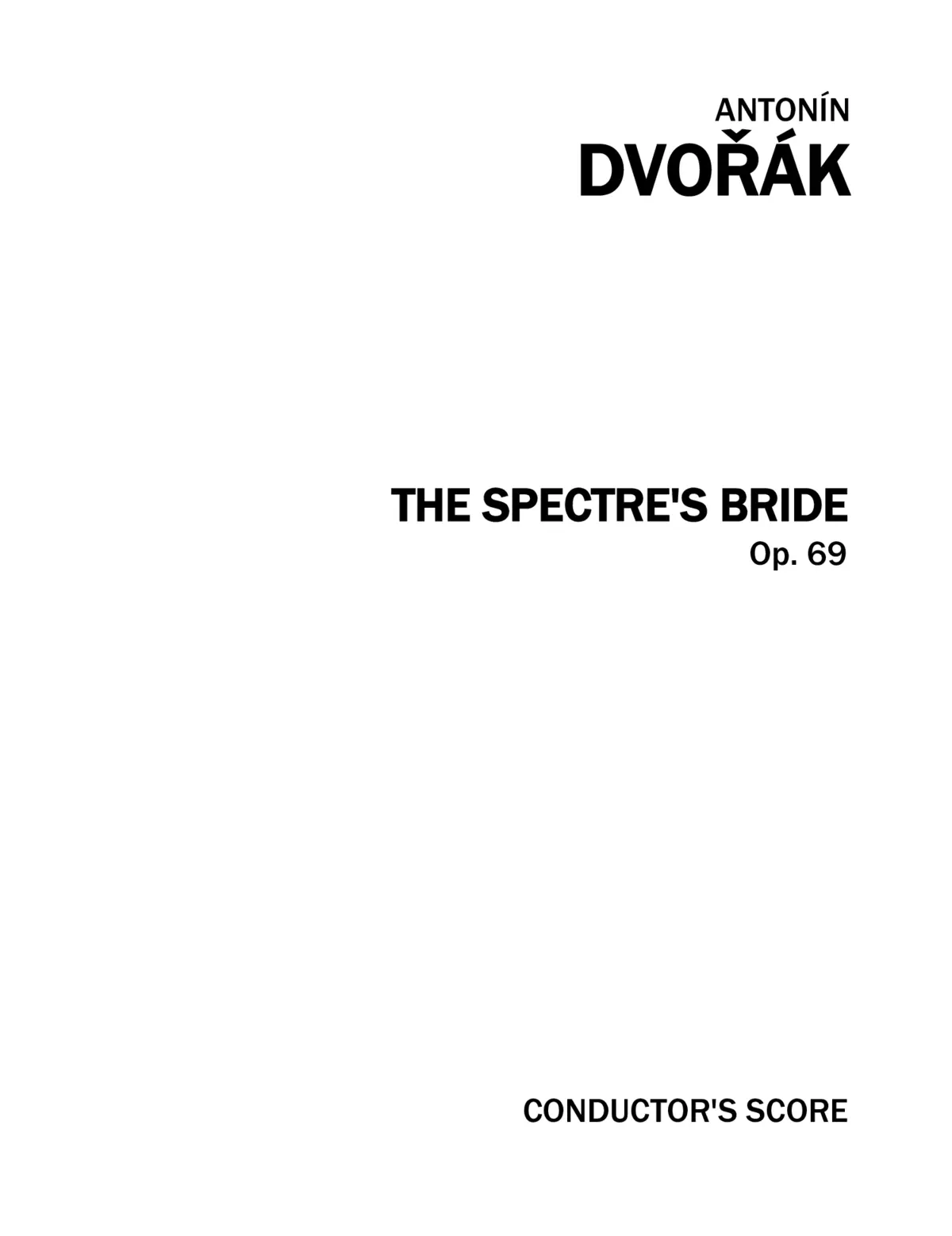 The Spectre's Bride - Page 1