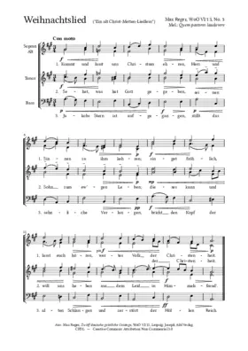 Weihnachtslied, WoO VI/13, No. 5