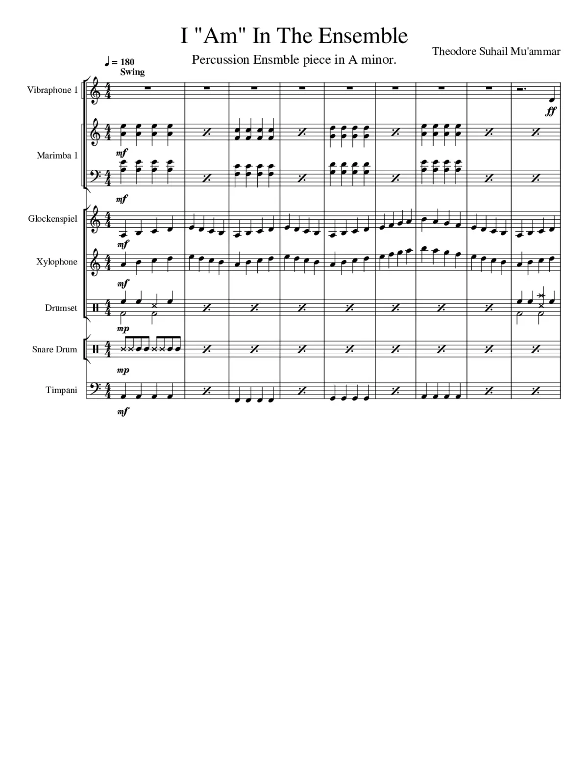 I Am In The Ensemble - Page 1