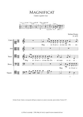 Magnificat in canon