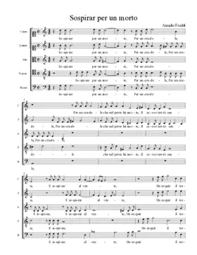 Sospirar per un morto