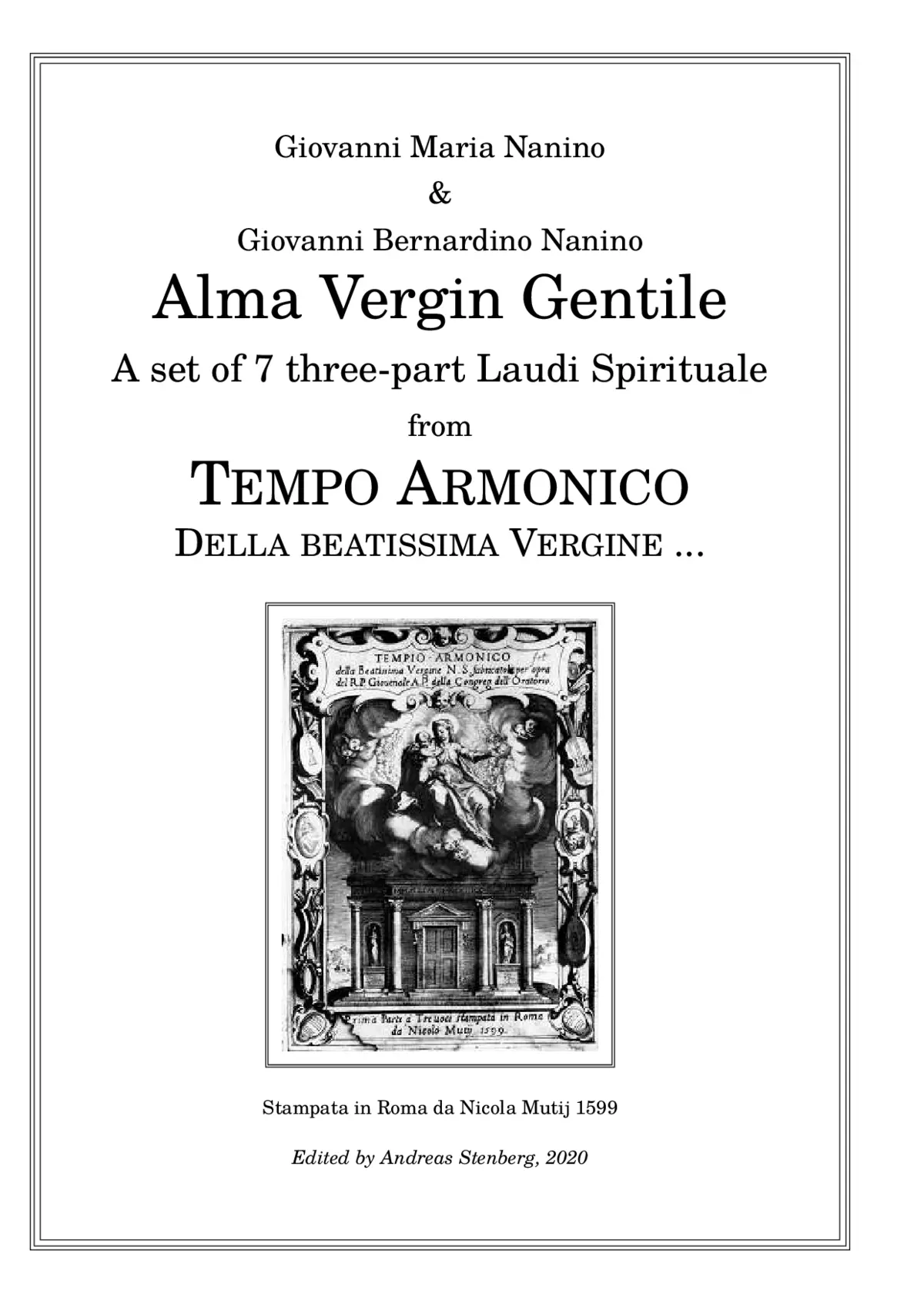 Alma Vergin Gentile - Page 1