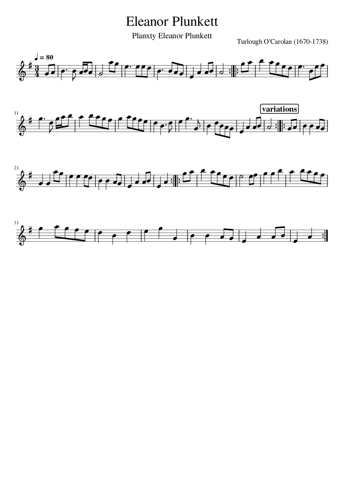 Eleanor Plunkett - Page 1