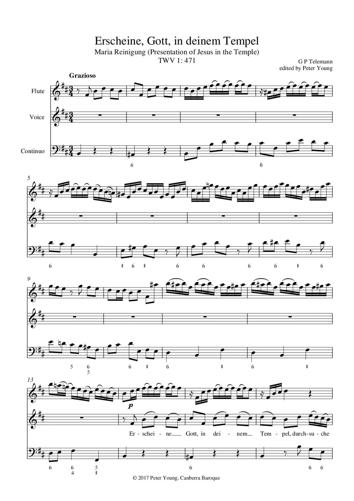 Erscheine, Gott, in deinem Tempel - Page 1