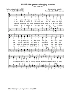 A great and mighty wonder