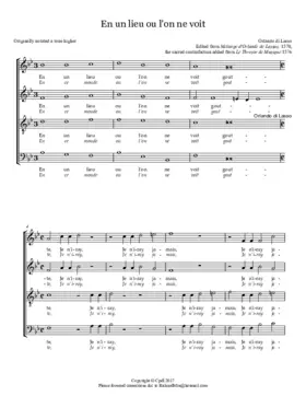 En un lieu ou l'on ne voit goutte