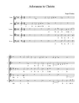 Adoramus te Christe