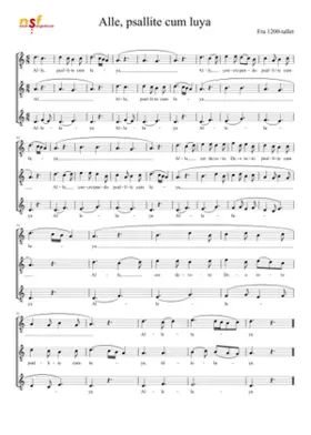 Alle Psallite Cum Luya