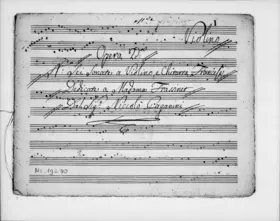 6 Lucca Sonatas, MS 10